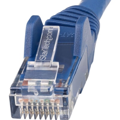 StarTech.com 6ft (1.8m) CAT6 Ethernet Cable, LSZH (Low Smoke Zero Halogen) 10 GbE Snagless 100W PoE UTP RJ45 Blue Network Patch Cord, ETL - 6ft/1.8m Blue LSZH CAT6 Ethernet Cable - 10GbE Multi Gigabit 1/2.5/5Gbps/10Gbps to 55m - 100W PoE++ - ANSI/TIA-568-2.D Category 6 - 24 AWG stranded 100% copper  et Cable - 10GbE Multi Gigabit  1/2.5/5Gbps/10Gbps