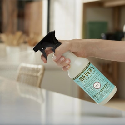 Mrs. Meyer's Lemon Verbena Multi-Surface Everyday Cleaner - Ready-To-Use - 473 mL - Lemon Verbena Scent - Cruelty-free, Refillable, Paraben-free, Phthalate-free, Glycol-free, Solvent Resistant, Artificial Color-free - 1 Each LEMON VERBENA 473ML 