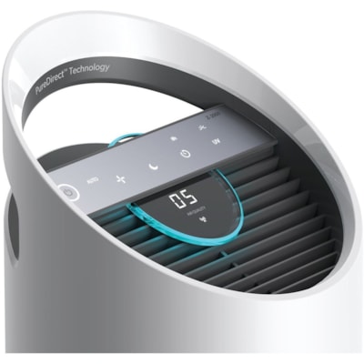TruSens Medium Air Purifier w/Monitor, White - HEPA, Ultraviolet - 375 Sq. ft. (34838640 mm²) - White WITH SENSORPOD - MEDIUM ROOM 8 X 8 X 22 IN - WHITE