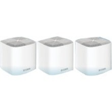 D-Link Covr COVR-X1863 Wi-Fi 6 IEEE 802.11ax Ethernet Wireless Router - 2.40 GHz ISM Band - 5 GHz UNII Band - 4 x Antenna(4 x Internal) - 230.40 MB/s Wireless Speed - 1 x Network Port - 1 x Broadband Port - Gigabit Ethernet - Desktop I-FI SYSTEM (3PK) 