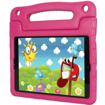 Targus Kids THD51208GL Carrying Case (Folio) for 10.2" to 10.5" Apple iPad (8th Generation), iPad Air, iPad Pro, iPad (7th Generation), iPad (9th Generation) Tablet - Pink - Drop Resistant, Bump Resistant, Wear Resistant, Damage Resistant - EVA Foam Body - Handle - 11" (279.40 mm) Height x 0.75" (19  