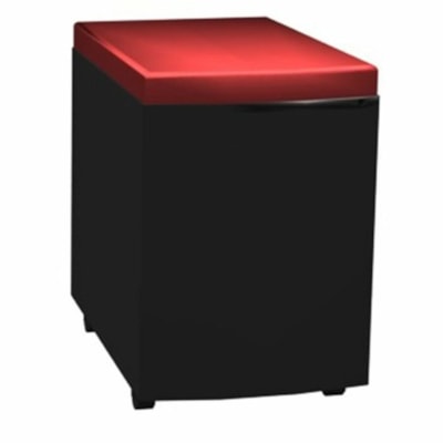 HDL File Cabinet - 15.5" (393.70 mm) Width x 22.5" (571.50 mm) Depth x 20.5" (520.70 mm) Height - 2 x Drawer(s) for File, Utility - Letter, Legal - Lateral - Ball Bearing Slide, Full Drawer Extension, Lockable, Casters, Anti-tip, Heavy Duty, Mobility, Key Lock - Black - Powder Coated - Steel, Metal 1 UTILITY AND 1 FILE DRAWER FO 15 1/2" W X 22 1/2" D X 20.5"