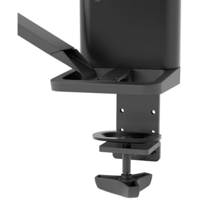 Ergotron TRACE Desk Mount for Monitor, LCD Display - Matte Black - 2 Display(s) Supported - 27" Screen Support - 21.61 lb (9800 g) Load Capacity - 75 x 75, 100 x 100 UNT  MATTE BLACK 