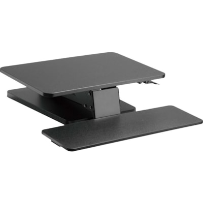 Tripp Lite series Safe-IT WWSSDTAM Multipurpose Desktop Riser - 29 lb (13154.18 g) Load Capacity - 17.50" (444.50 mm) Height x 23.60" (599.44 mm) Width x 24.20" (614.68 mm) Depth - Desktop - Black - For Monitor, Computer, Notebook, Keyboard, Smartphone, USB Hub, TV, Workstation - Antimicrobial, Keyb EIGHT SIT-STAND DESKTOP WORKST ATION