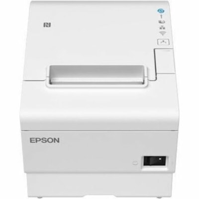 Epson OmniLink TM-T88VII Desktop Direct Thermal Printer - Monochrome - Receipt Print - Ethernet - USB - USB Host - With Cutter - White - 19.69 in/s Mono - 180 dpi - ePOS, ESC/POS, XML Emulation - For PC, SPARC, Android, iOS - 19.69 in/s (500 mm/s) Mono - 180 dpi - ePOS, ESC/POS, XML Emulation - Auto &AC;ENB9 