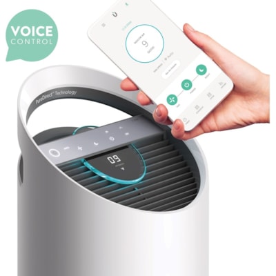 TruSens Smart Air Purifier, Medium, with Air Quality Monitor, Z-2500 - HEPA, Activated Carbon, Ultraviolet, PureDirect - 375 Sq. ft. (34838640 mm²) WITH SENSORPOD - MEDIUM ROOM 8 X 8 X 22 IN - WHITE