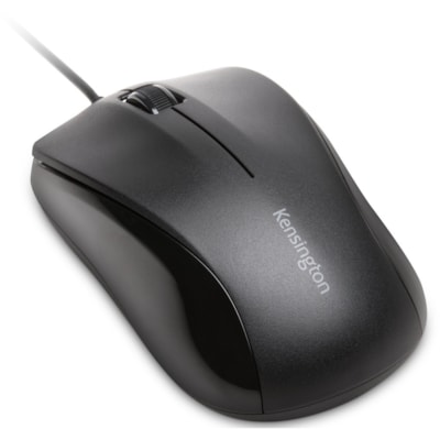 Kensington Wired Mouse for Life - Optical - Cable - USB - Scroll Wheel - 3 Button(s) - Symmetrical  