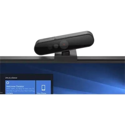 Lenovo Video Conferencing Camera - Black - USB Type C - 1 Each - Full HD - 1920 x 1080 Video - 95° Angle - Tripod Mount, Clip - Microphone - For Computer, Notebook, Monitor - Windows 10, Windows 7, Windows 8, Windows 11, macOS Mojave 10.14, Linux - Plug & Play, 3D Noise Reduction  PERP 