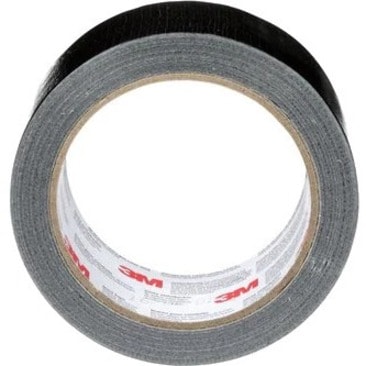 3M Duct Tape - 20 yd (18.3 m) Length x 1.88" (47.8 mm) Width - Black 1.88"X20YD (48 MM X 18.2 M) 12 RLS/CASE