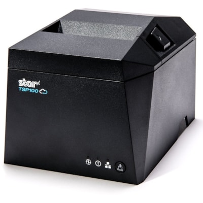 Star Micronics TSP143IVUE Thermal Receipt Printer - TSP100IV, Thermal, Cutter, USB-C, Ethernet (LAN), CloudPRNT, Android Open Accessory (AOA), Gray, Ethernet and USB Cable, Int PS - TSP100IV, Thermal, Cutter, USB-C, Ethernet (LAN), CloudPRNT, Android Open Accessory (AOA), Gray, Ethernet and USB Cabl  PRNT 