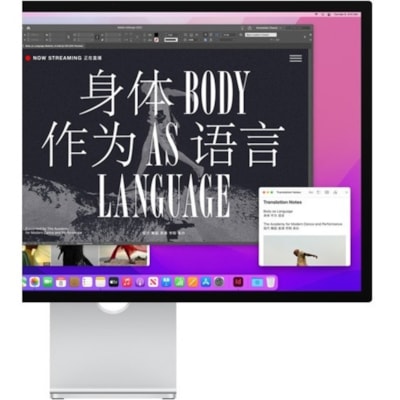 Apple - Moniteur LCD Studio 27 po Classe Webcam 5K - 27 po Visible - 5120 x 2880 - 1 milliard de couleurs - 600 cd/m² - Hauts-Parleurs  MNTR 