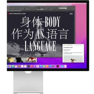 Apple - Moniteur LCD Studio 27 po Classe Webcam 5K - 27 po Visible - 5120 x 2880 - 1 milliard de couleurs - 600 cd/m² - Hauts-Parleurs  MNTR 