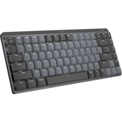 Logitech Master Series MX Mechanical Wireless Illuminated Performance Keyboard - Wireless Connectivity - Bluetooth - 32.81 ft (10000 mm) - ChromeOS - PC, Mac - Mechanical/MX Keyswitch - Graphite  WRLS 