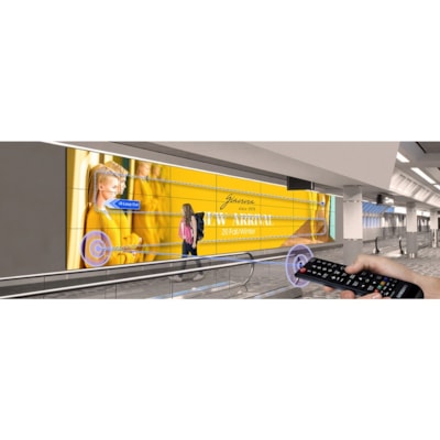 Samsung VM55B-U Digital Signage Display - 55" (1397 mm) LCD - 1920 x 1080 - Direct LED - 500 cd/m² - 1080p - HDMI - USB - DVI - SerialEthernet - Black  MNTR 