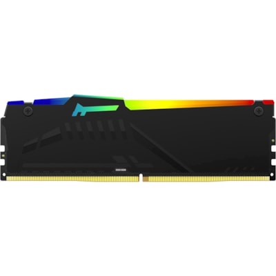 Kingston FURY Beast 64GB (2 x 32GB) DDR5 SDRAM Memory Kit - For Desktop PC, Motherboard - 64 GB (2 x 32GB) - DDR5-5600/PC5-44800 DDR5 SDRAM - 5600 MHz Dual-rank Memory - CL40 - 1.25 V - Non-ECC - Unbuffered - 288-pin - DIMM - Lifetime Warranty 40 DIMM (KIT OF 2) FURY BEAST RGB