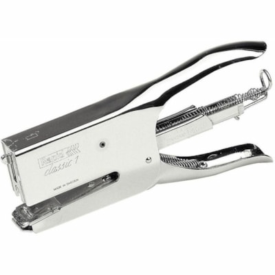 Rapid Classic K1 Plier Stapler - Staples Upto 50 Sheet - Staple Size: 1/4" (6.35 mm), 5/16" (7.94 mm) - Back Loading - Metal FULL STRIP USES UP TO 5/16 STAPLES 50 SHEET CAPACITY