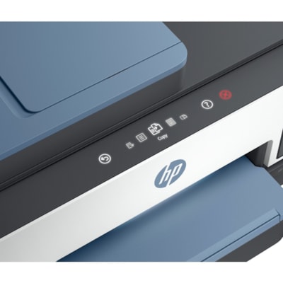 HP - Imprimante multifonction à jet d'encre 7602 Filaires et Sans fil Smart Tank - Couleur - Copieur/Télécopieur/Imprimante/Scanner - 4800 x 1200 dpi Impression - Automatique Recto/Verso - jusqu'à 6000 Pages mensuelles - Couleur Scanner à Plat Scanner - 1200 dpi Scanner   