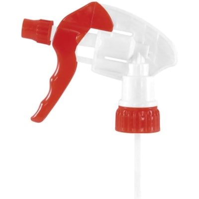 Globe Trigger Sprayer - 8 Inch Tube - Red - Polypropylene - 1 3 FINGER TRIGGER LEAK PROOF SPRAY HEAD