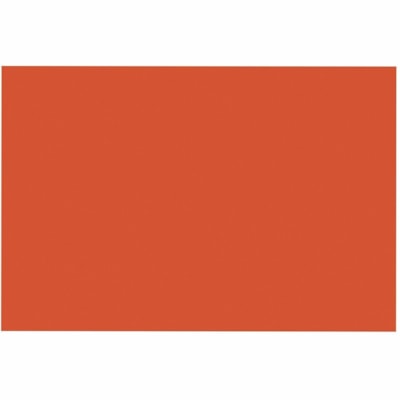 Prang - Papier de bricolage P6607 - Projet scolaire, Artisanat en papier, Project Art, Projet artisanal - format 12 po (304,80 mm) x 18 po (457,20 mm) - 78 g/m² Grammage - Orange - Papier, Pâte mécanique - 50 / emballage 12X18 PO  50/PAQUET 