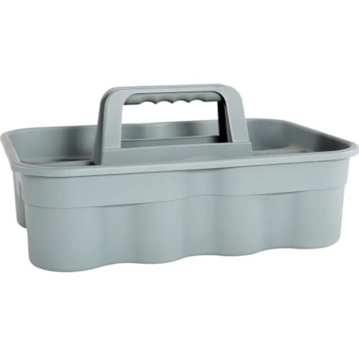 Globe Carry Caddy - Large - 2 lb (907.18 g) Load Capacity - 15.2" (385.06 mm) Length x 13.2" (335.03 mm) Width x 6.7" (169.93 mm) Height - Gray - 20 Pack HEAVY-DUTY  FITS CLEANING CART HOLD UP TO 8 32OZ SPRAYBOTTLES