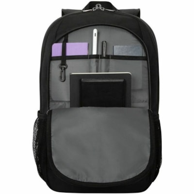 Targus Classic TBB943GL Carrying Case (Backpack) for 15" (381 mm) to 16" (406.40 mm) Notebook - Black  - Polyester Body - Handle, Shoulder Strap, Trolley Strap - 18.50" (469.90 mm) Height x 14.17" (359.92 mm) Width x 2.75" (69.85 mm) Depth - 5.28 gal (20000 mL) Volume Capacity SIC 