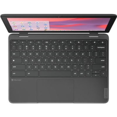 Lenovo 100e Chromebook Gen 4 82W00001US 11.6" Chromebook - HD - Octa-core (ARM Cortex A76 + Cortex A55) - 4 GB - 32 GB Flash Memory - English Keyboard - Graphite Gray - MediaTek Kompanio 520 Chip - 1366 x 768 - ChromeOS - ARM Mali-G52 2EE MC2 Graphics - Twisted nematic (TN) - Front Camera/Webcam - I  