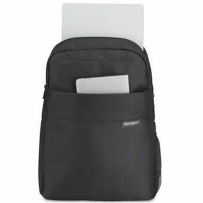 Kensington Simply Portable Lite Carrying Case (Backpack) for 16" (406.40 mm) Notebook, Accessories - Black - Mesh Fabric Body - 900D Polyester Exterior Material - 210D Nylon Interior Material - Shoulder Strap, Handle - 17.72" (450 mm) Height x 12.40" (315 mm) Width x 4.92" (125 mm) Depth - 4.23 gal   