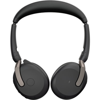 Jabra Evolve2 65 Flex Headset - Stereo - Wireless - Bluetooth - 98.4 ft (30 m) - 20 Hz to 20 kHz - On-ear - Binaural - Supra-aural - MEMS Technology, Noise Cancelling Microphone - Noise Canceling  