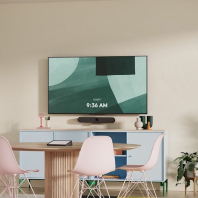 Logitech Rally Bar Huddle all-in-one Video Bar for Huddle and Small Rooms - For Meeting Room - 1280 x 720 Video (Live) - Point-to-Point - HD - 1 x HDMI In - 1 x HDMI Out - USB - Gigabit Ethernet - Wireless LAN - Tabletop, Wall Mountable  