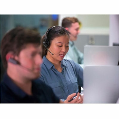 Poly Voyager 4245 Office Headset - Microsoft Teams Certification - Alexa - Mono - Wireless - Bluetooth - 328.1 ft - 20 Hz to 20 kHz - Earbud, Over-the-ear - Monaural - In-ear - Noise Cancelling Microphone DSET-US 