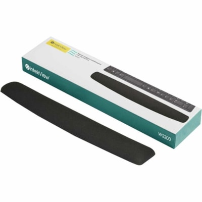IntekView Wrist Rest - 17.30" (439.42 mm) Height x 2.40" (60.96 mm) Width x 0.98" (24.89 mm) Depth - Black - Silicon - Anti-slip ANTI-SLIP 