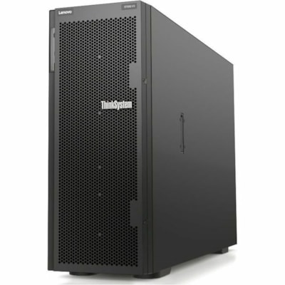Lenovo ThinkSystem ST650 V3 7D7A1005NA 4U Tower Server - 1 Xeon Silver 4416+ 2 GHz - 32 GB RAM - Serial ATA, 12Gb/s SAS Controller - Intel C741 Chip - 2 Processor Support - 4 TB RAM Support - TruDDR5 - Up to 16 MB Graphic Card - 10 Gigabit Ethernet - 8 x SFF Bay(s) - Hot Swappable Bays - 1 x 750 W 16+ 32GB 