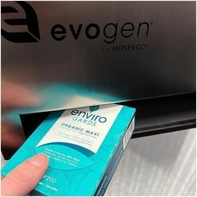 Enviro Gards Organic Pads, w/Wings Vended - With Wings - Regular - Chlorine-free, Fragrance-free, Absorbent - 200 / Case VEND PACK 200/CASE 
