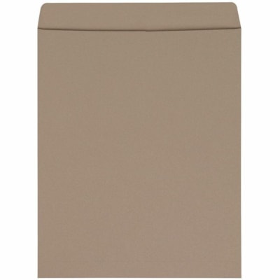 Grand & Toy - Enveloppes pour contenu lourd Grand & Toy, kraft, 15 po x 18 po, caisse de 100 - Envoi postal/expédition - largeur de 15 po (381 mm) x longueur de 18 po (457,20 mm) - Rabat gommé - Brun kraft - Papier Kraft - 100 / Carton BOUT OUVERT 100/PQT 40% FIBRES POST-CONSOMMATION