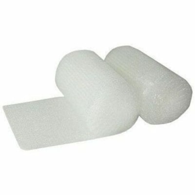Grand & Toy Bubble Wrap Cushioning, Low Weight, 12" x 25'/Roll, 2 Rolls/PK - 25 ft (7620 mm) Length - Cushioned, Damage Resistant, Lightweight, Flexible - Polyethylene - Clear - 2 / Pack 2 ROLLS 