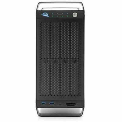 OWC ThunderBay Flex 8 External Storage Solution - 8 x HDD Supported - 7 x HDD Installed - 112 TB Installed HDD Capacity - Serial ATA - 1 x SSD Installed - 2 TB Total Installed SSD Capacity - Serial ATA Controller - RAID Supported - 0, 1, 4, 5, 0+1, JBOD RAID Levels - 8 x Total Bays - 8 x 2.5"/3.5" B EEXT 