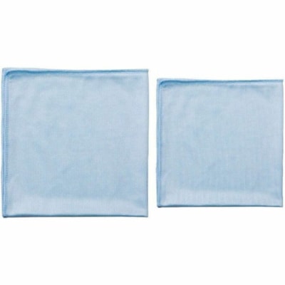 Globe Glass/Mirror Microfiber Cloth - 16 Inch X 16 Inch / Blue / 20 Packs of 10 - For Glass, Mirror, Surface, Window, Lens - Cloth - 16" (406.40 mm) Length x 16" (406.40 mm) Width - Streak-free, Launderable, Soft, Non-abrasive, Non-scratching - Blue - 10 / Pack WITHSTANDS HUNDREDS OF WASHES GREEN CLEANING