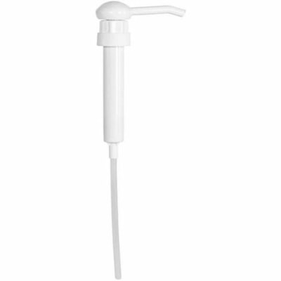 Globe Bottle Pump - 1 Oz / 4L Jugs / White - 29.57 mL - Fits 2 L, 20 L - 13.25" (336.55 mm) x 1.75" (44.45 mm) x 4.25" (107.95 mm) - Durable 29ML 