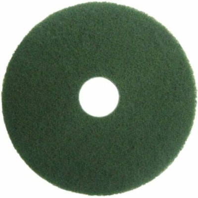 Globe Green Scrubbing Floor Pads - 16" Dia. Pad / Green - 16" (406.40 mm) Diameter - Floor, Scrubbing, Stripping350 rpm Speed Supported - Dirt Remover, Scuff Mark Remover, Abrasive, Heavy Duty - Green - 1 UP TO 350 RPM MACHINES HEAVY DUTY SCRUBBING
