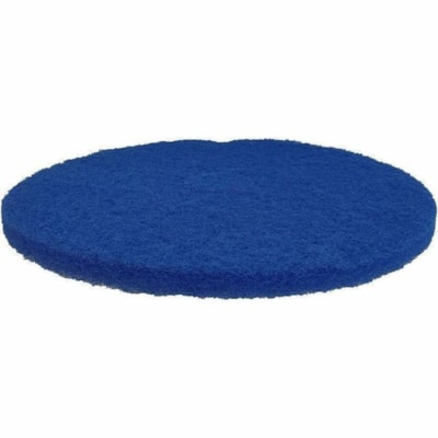Globe - Tampons nettoyants bleus - Tampon de 16" de diamètre / Bleu - diamètre de 16 po (406,40 mm) - Sol, Nettoyage, Récurage350 tr/min Vitesse supportée - Détacheur de saletés, Essuie liquides renversés, Élimine les marques d'usure, Robuste, R&eacut POUR NETTOYAGE GÉNÉRAL MACHINES JUSQU'à 350 TR/MIN