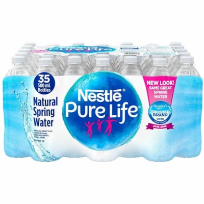 Pure Life - Eau embouteillée - Prête à boire - 500 mL - 35 / Étui BOTTLED WATER 
