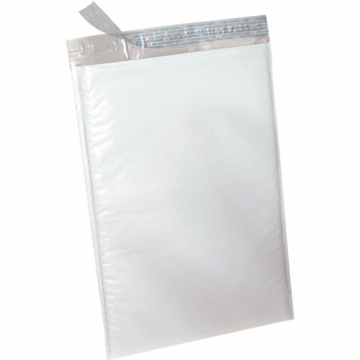 Polyair Bubble/Shipping Mailer - Bubble/Shipping - 10 1/2" (266.70 mm) Width x 16" (406.40 mm) Length - Self-sealing - White - Polyethylene - 100 / Case 10.25X15" 100/CASE SELF SEAL