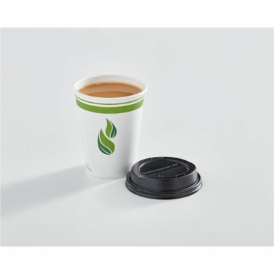 Eco Guardian - Tasse EG-P-PL-K16-W50 - 473,18 mL - Acide polylactique (PLA), Papier - Café, Thé, Déjeuner, Jus, Smoothie, Eau, Soda, Breuvage, Froid, Boisson chaude - 50 / emballage COMPOSTABLE 50PK 