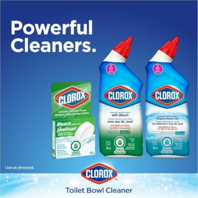 Clorox Toilet Bowl Cleaner - Clinging Bleach Gel - For Toilet Bowl, Toilet, Bathroom - Gel - 709 mL - Ocean Mist Scent - Deodorize TOILET BOWL CLEANER 
