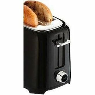 Hamilton Beach 2-Slice Toaster, Black - Toast, Bread, Bagel, Gluten-free - Black BLACK W/ CHROME 