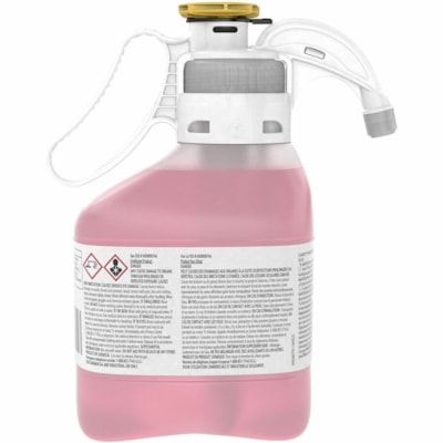 Diversey Surface Sanitizer - For Surface, Sink, Food - Concentrate - 1.40 L - 11.7 pH - Bland Scent - Deodorize, Rinse-free, Soft - Red - 2 SMARTDOSE 