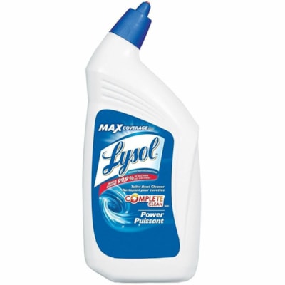Lysol Toilet Bowl Cleaner - For Toilet Bowl, Toilet - 946 mL - Disinfectant, Deodorize, Easy to Use Bottle - 4 / Case  