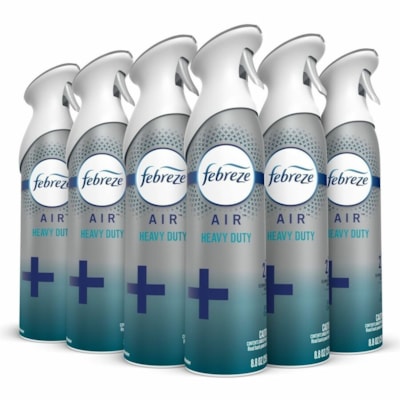 Febreze AIR Heavy Duty Crisp Clean Air Freshener - Spray - Crisp Clean - Formaldehyde-free, Phthalate-free, Heavy Duty - 1 Each  