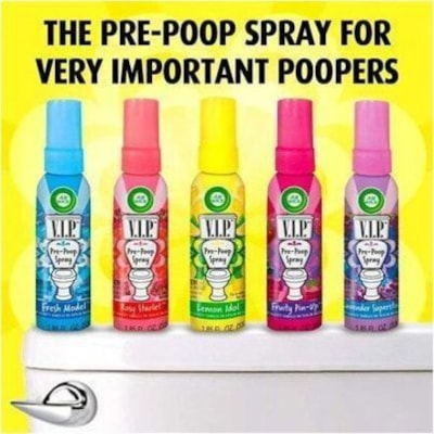 Air Wick V.I.Poo Toilet Spray Lemon Idol - Spray - 55 mL - Lemon Idol - Odor Neutralizer - 1 Unit AIRWICK 
