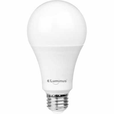 Luminus LED Light Bulb - 15 W - 100 W Incandescent Equivalent Wattage - 1600 lm - A19 Size - Warm White Light Color - 2700°K (4400°F) Color Temperature - Dimmable - 6 / Case DIMMABLE 